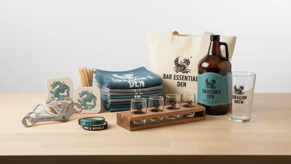 Bar Opening Essentials: Custom Branded Supplies Checklist