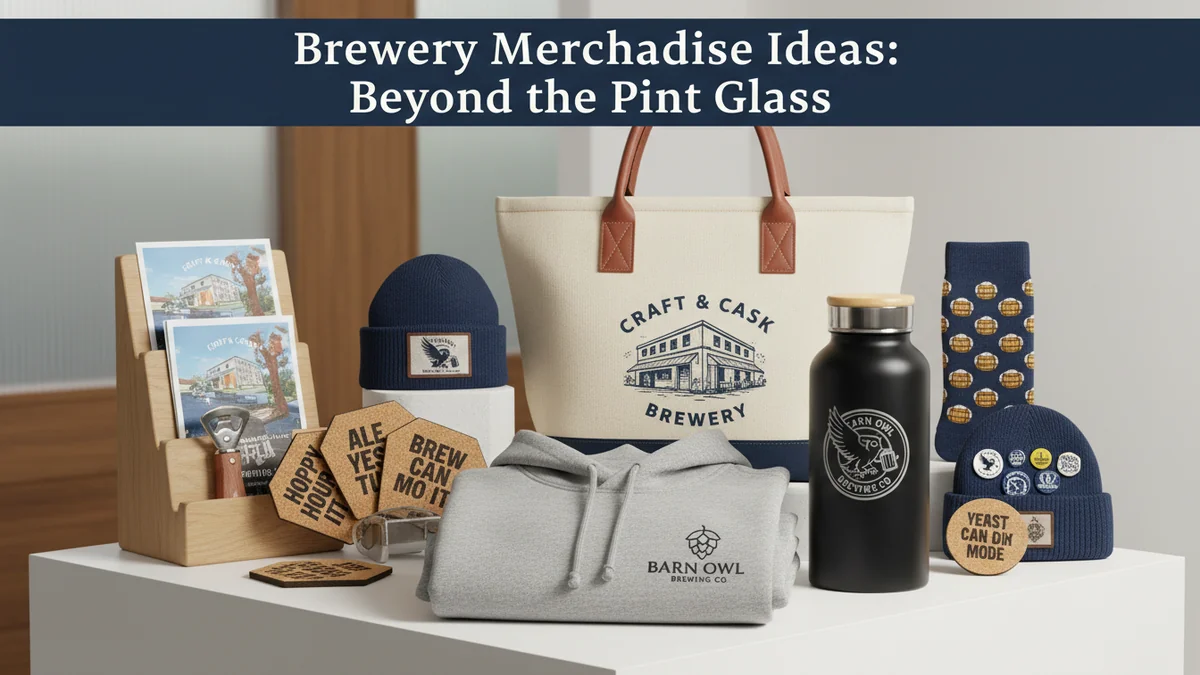 Brewery Merchandise Ideas: Beyond the Pint Glass