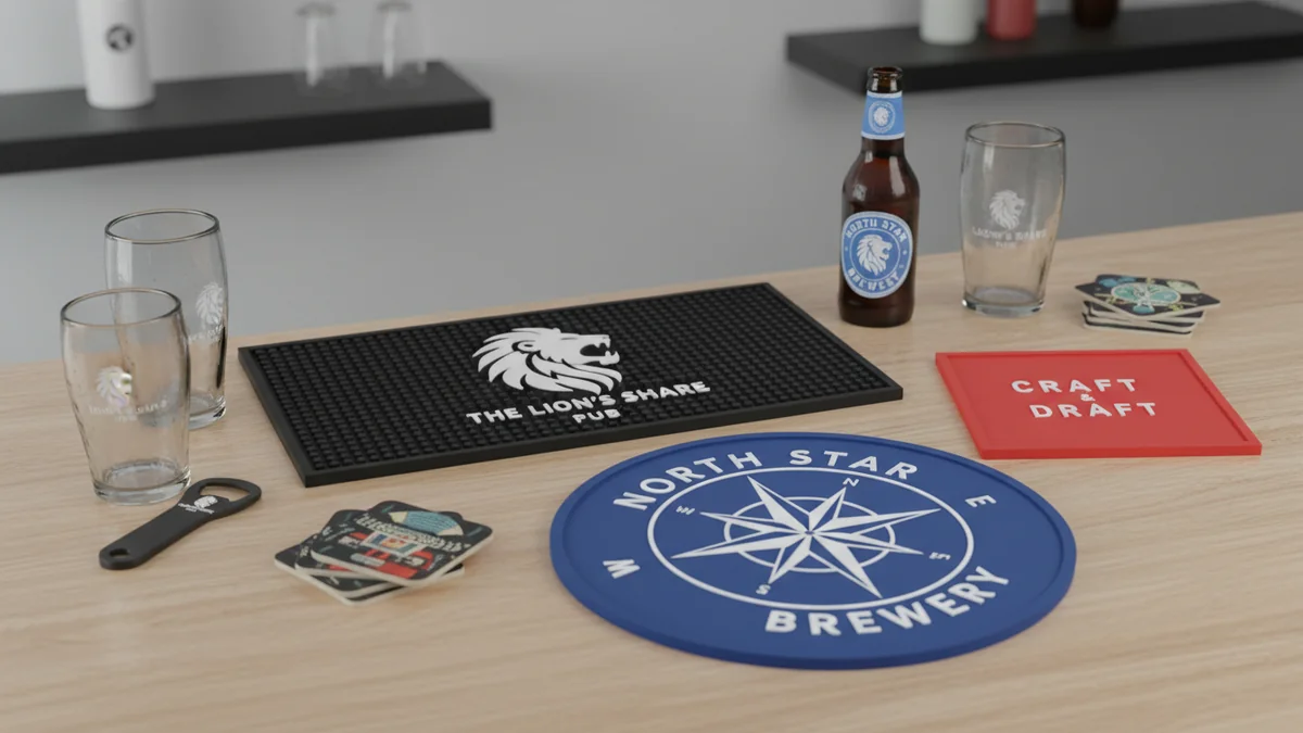 Custom Bar Mats: Branding Your Bar Top the Right Way