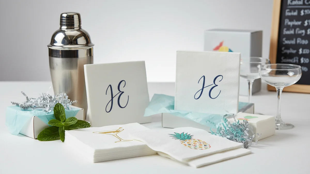 Custom Cocktail Napkins: Design Tips and Bulk Pricing Guide