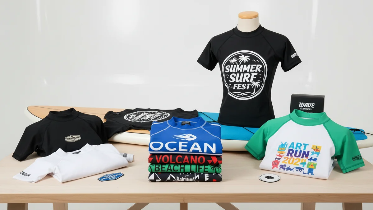 Custom Rash Guards for Teams, Events, and Brands