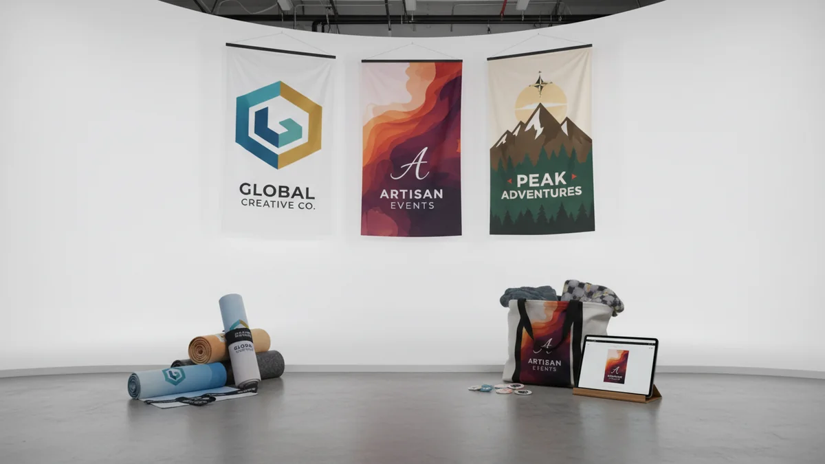 Custom Tapestries: Large-Format Branded Wall Art