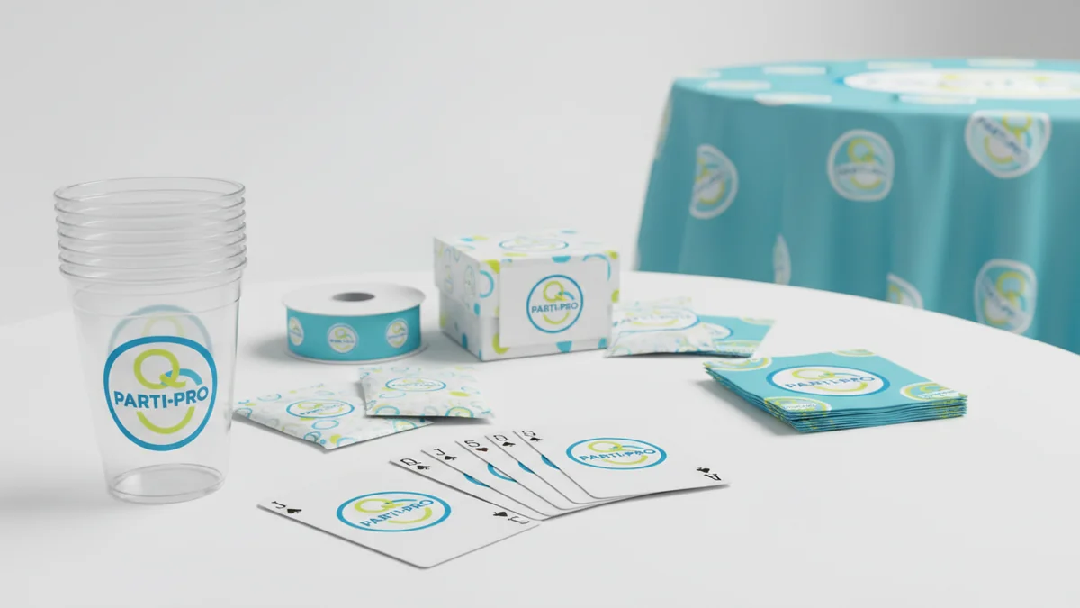 Party Supplies With Your Logo: Cups, Cards, and More