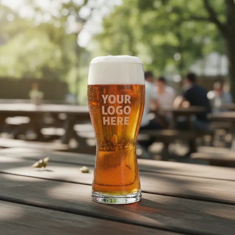 Szkło do piwa Weizen z bawarskim herbem 17oz 4