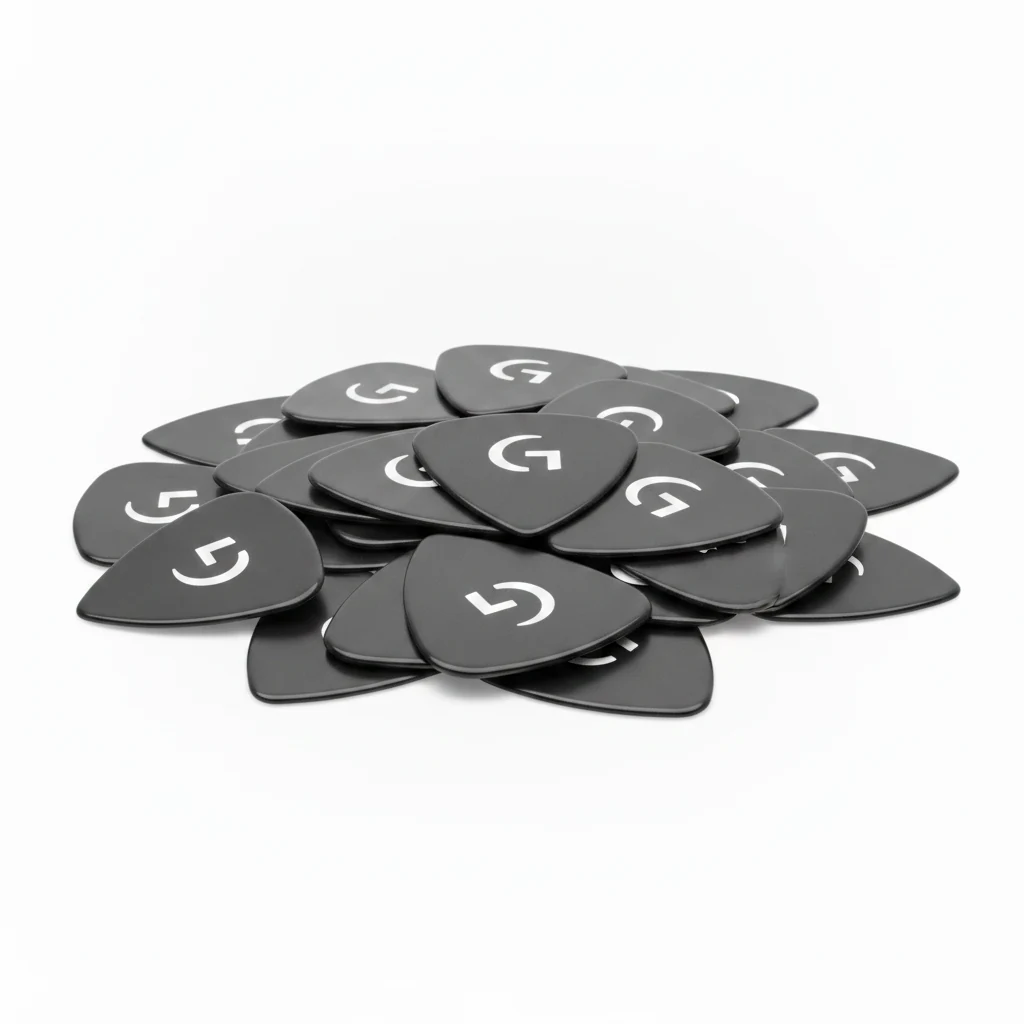 Médiators de Guitare en Celluloïd Noir 2
