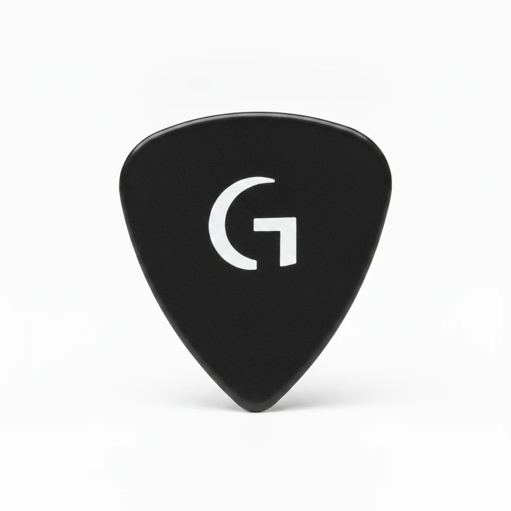 Médiators de Guitare en Celluloïd Noir 3