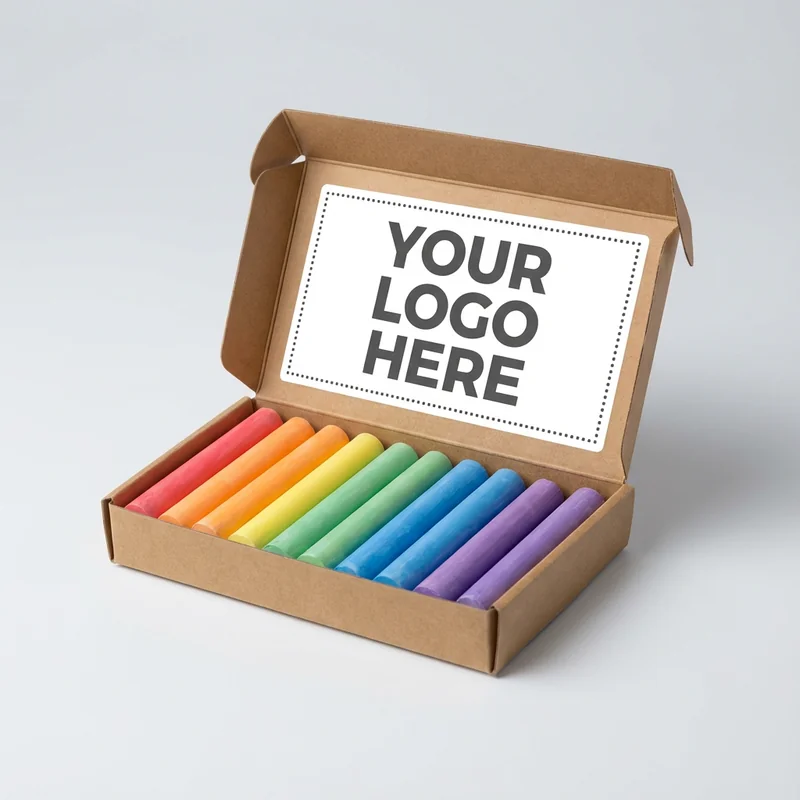 Paquete de 12 tizas de colores