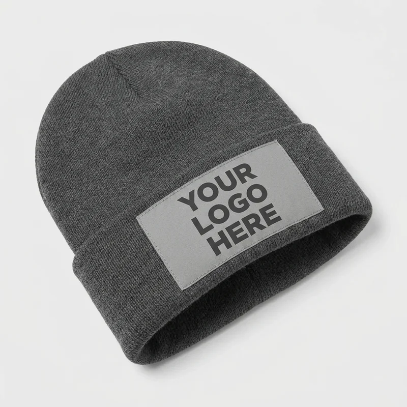 Czapka Beanie z Zawiniętym Brzegiem 2