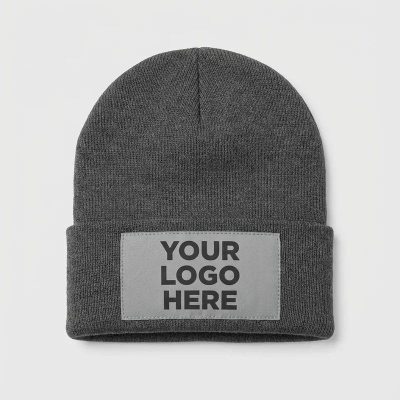 Czapka Beanie z Zawiniętym Brzegiem