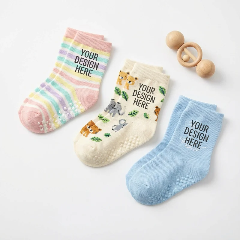 Aangepaste Baby Sokken 3-Pack