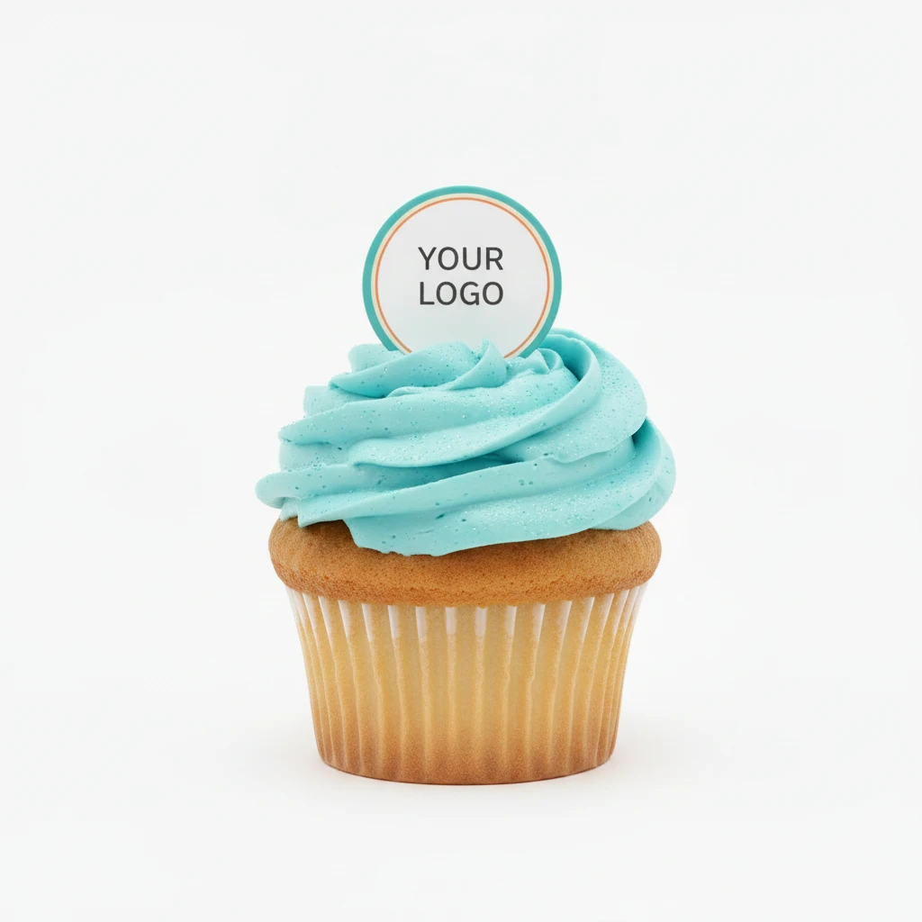 Cupcakes med Tilpasset Logo