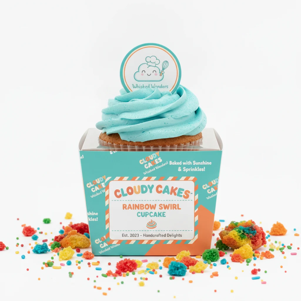 Cupcakes met Aangepast Logo 3