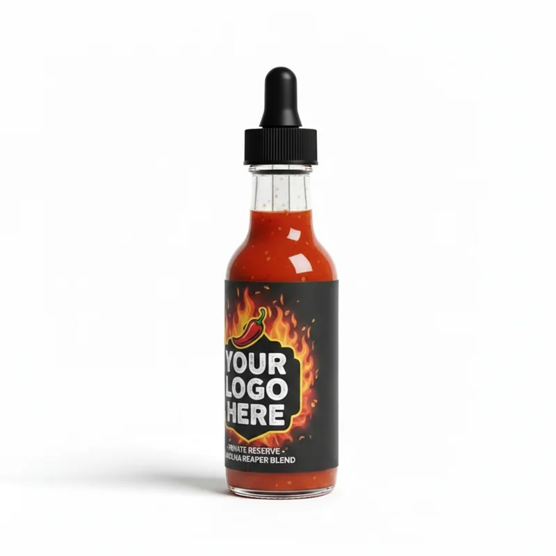 Bouteille de sauce piquante personnalisée 2