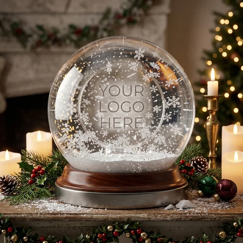 Globo de nieve personalizado 3
