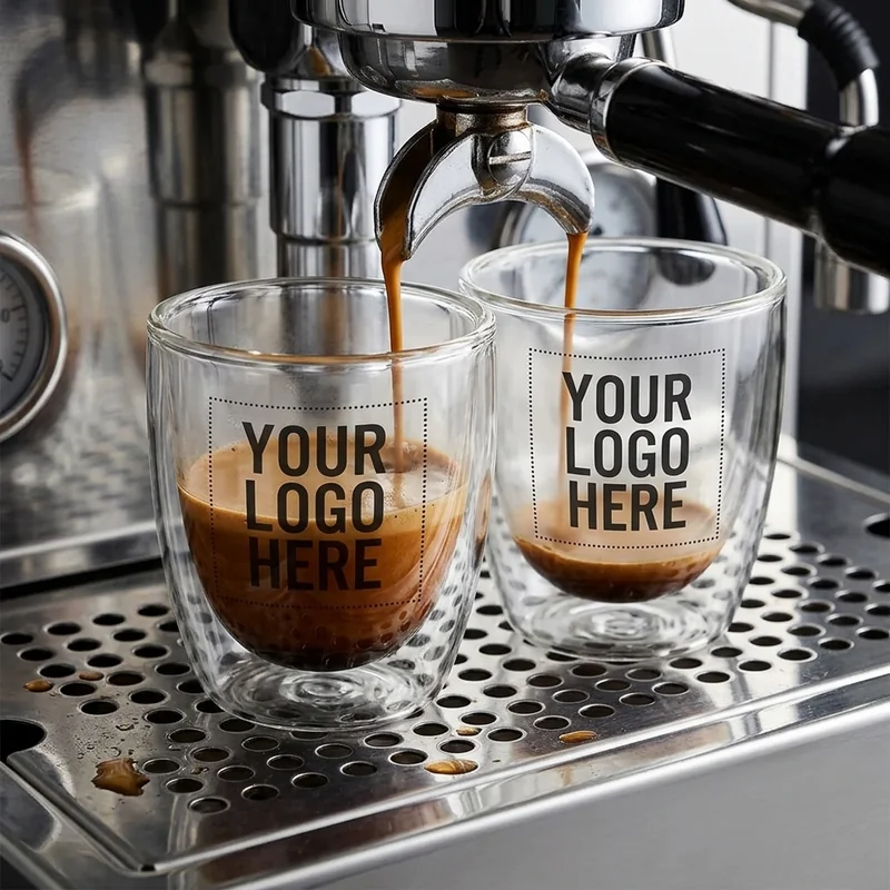 Ensemble de Tasses à Espresso en Verre 3