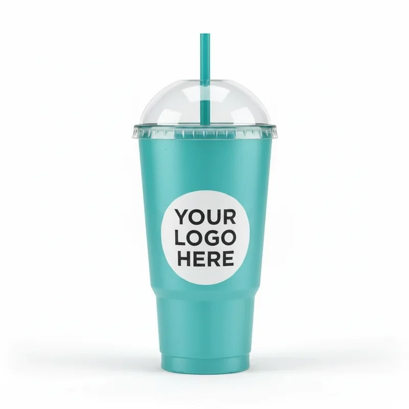 Everest 22oz Plastic Straw Tumbler 2