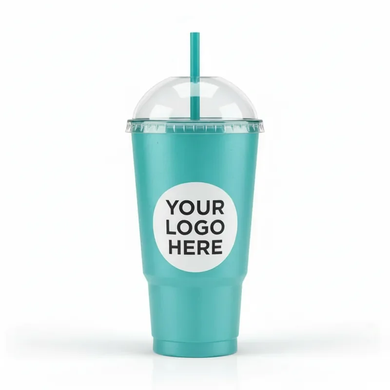 Everest 22oz Plastic Straw Tumbler 3