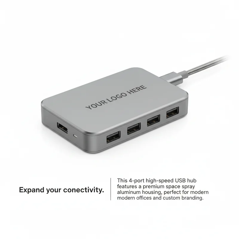 Everest 4-Port USB Hub