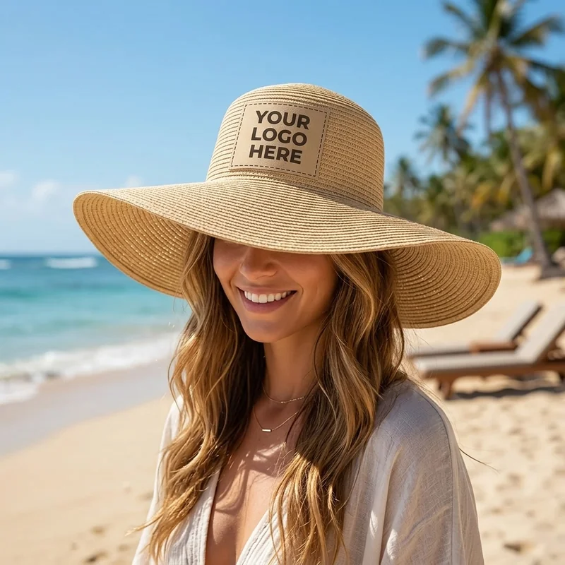 Bred Skygge Floppy Strandhat 3