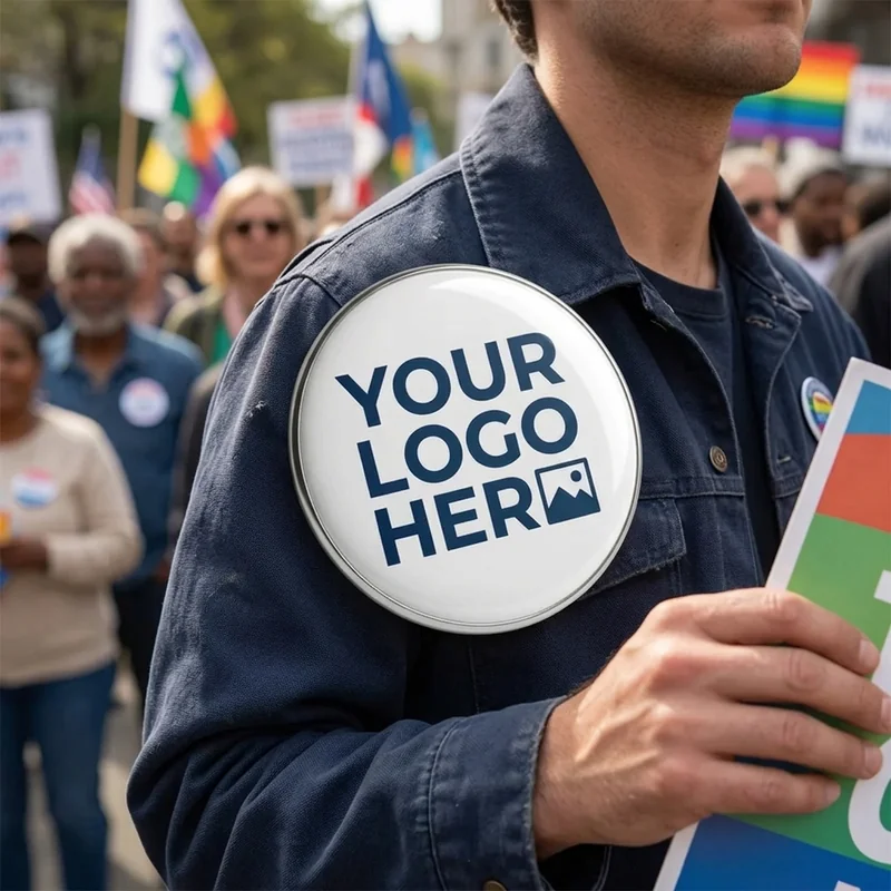 Volledige Kleur Knop Badge 3