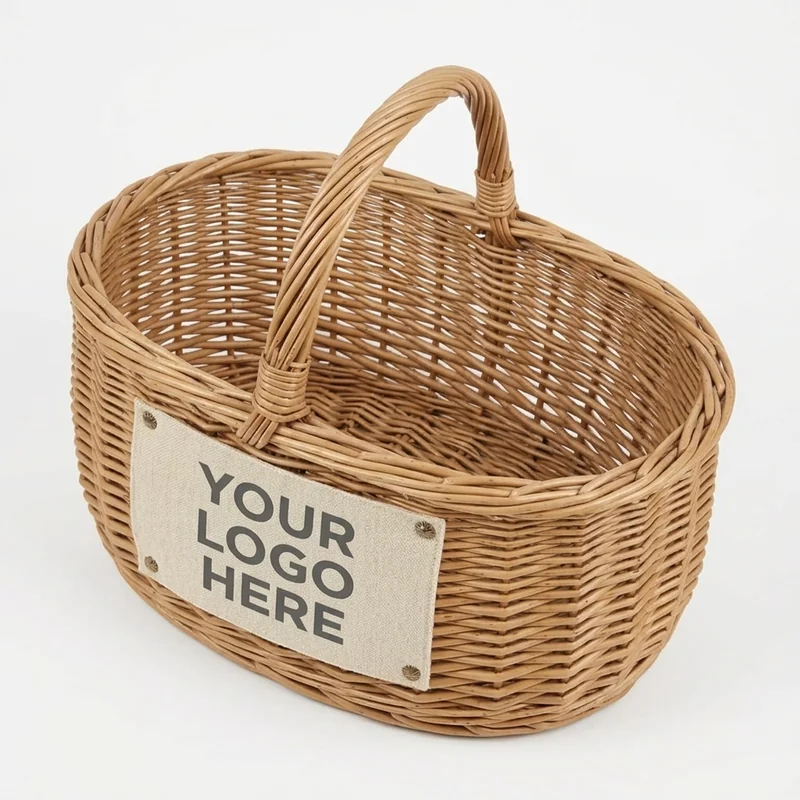 Panier cadeau en osier 2
