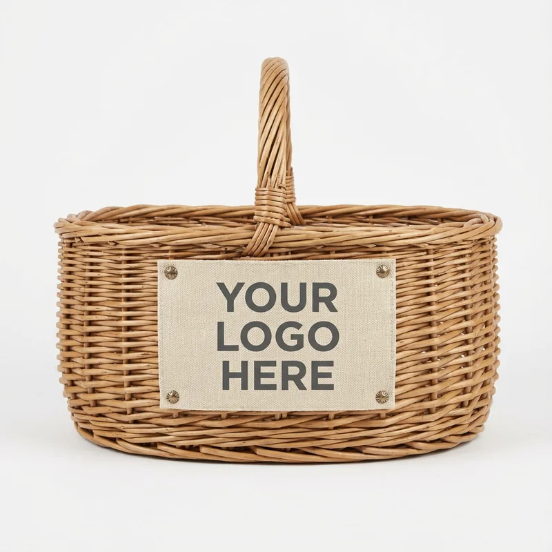 Wicker Gift Basket