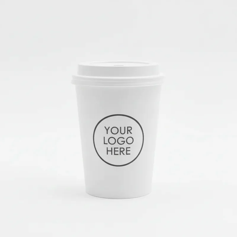 Glacier Camp 10oz Paper Cup White Lid 3