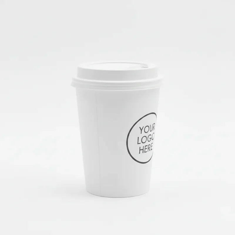 Glacier Camp 10oz Paper Cup White Lid 4