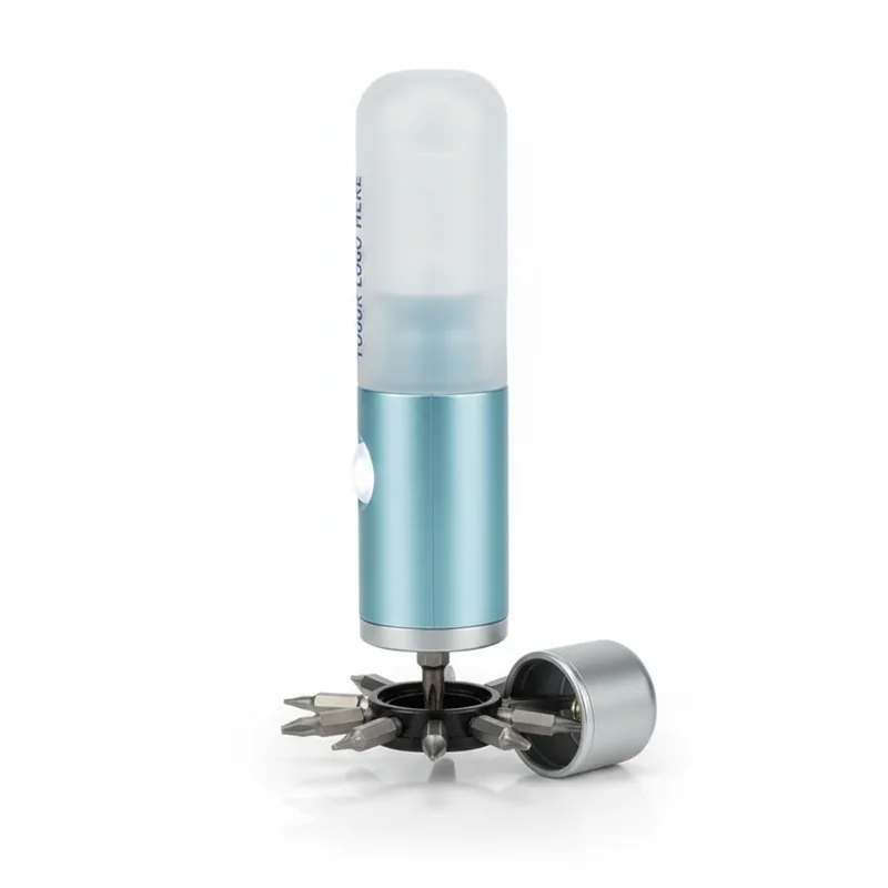 Glacier Frost Colorblock Screwdriver Kit with LED Light 3