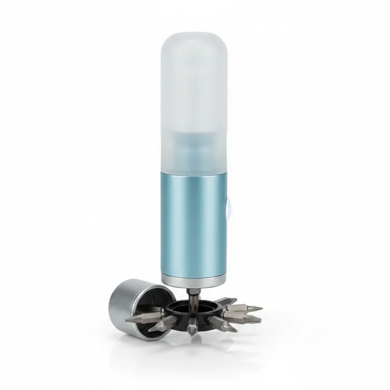 Glacier Frost Colorblock Screwdriver Kit with LED Light 4