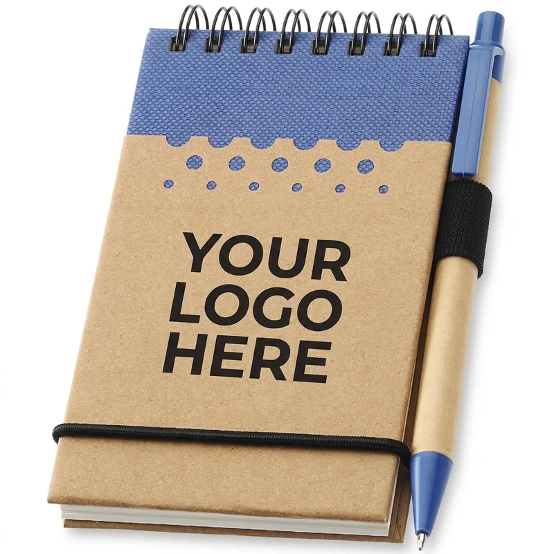 Glacier Frost Dew Drops Mini Jotter & Pen
