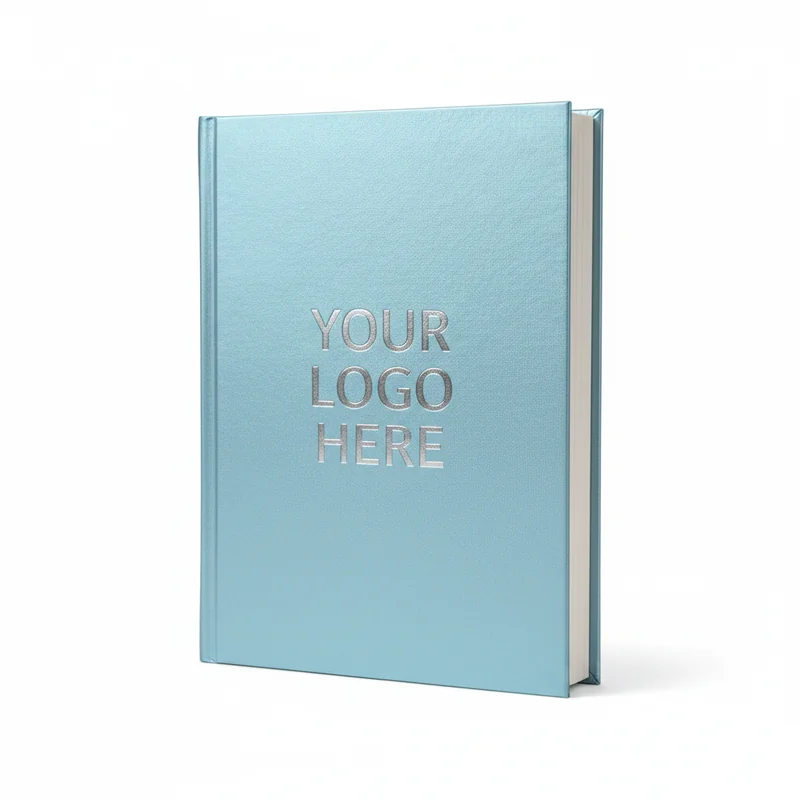 Glacier Frost Metallic Journal