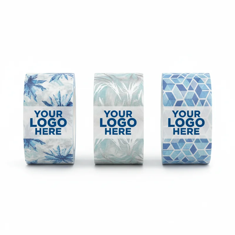 Glacier Frost Patroon Washi Tape Pro
