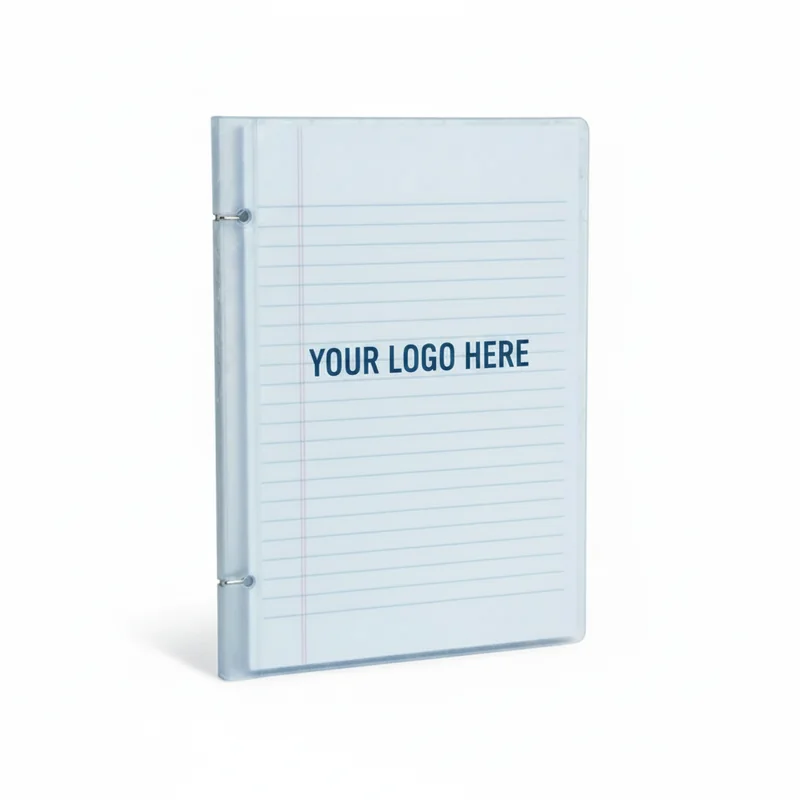 Glacier Frost Stapled Meeting Notebook 2