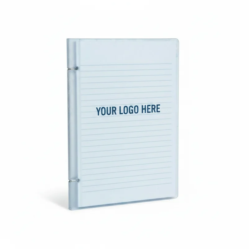 Glacier Frost Stapled Meeting Notebook 4