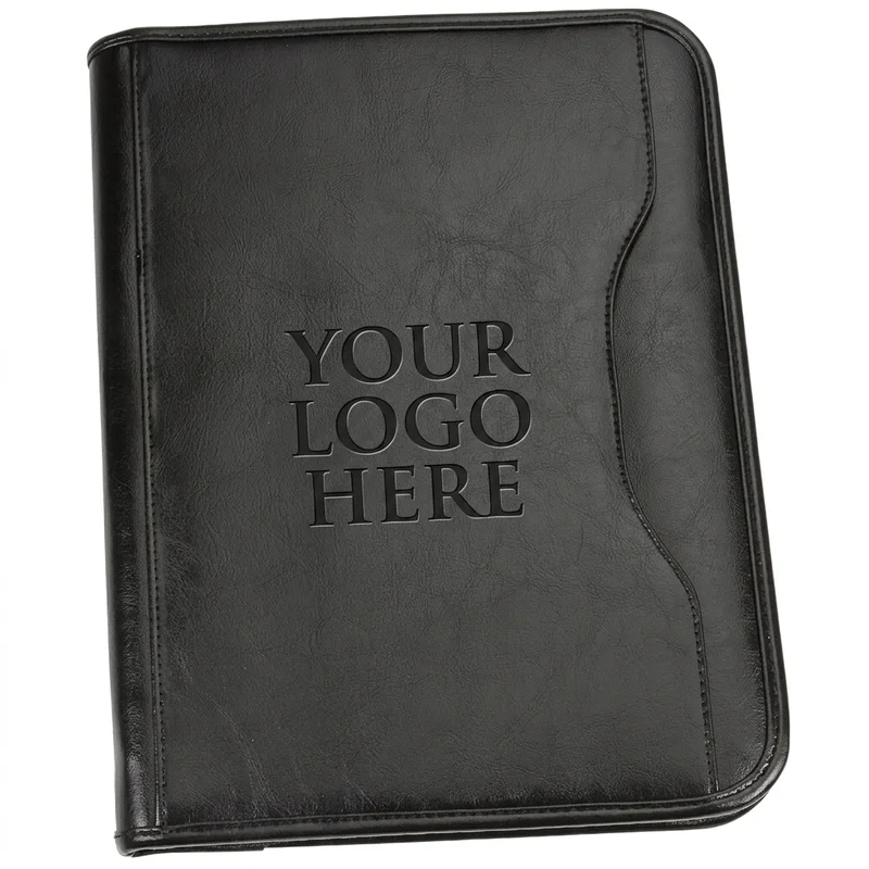 Glacier Frost Vintage Leather Portfolio