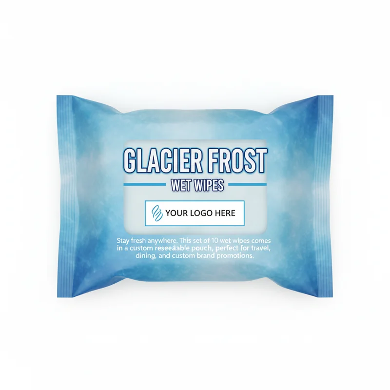 Pochette de Lingettes Humides Glacier Frost