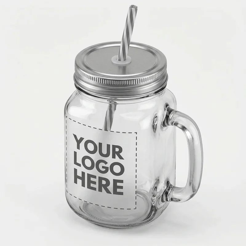 Mug en pot Mason 16oz 2