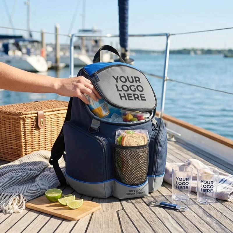 Cooler Deluxe Soft-Side Nautico Navy 3