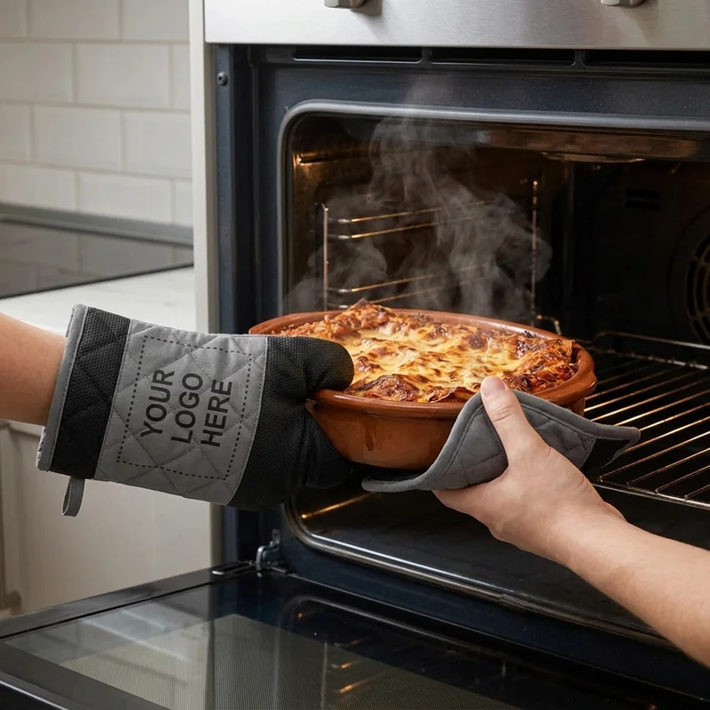 Juego de Manopla de Horno y Agarradera 3