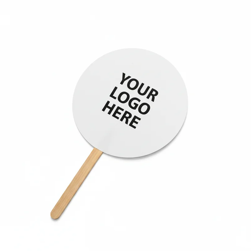 Papieren Handfan Rond