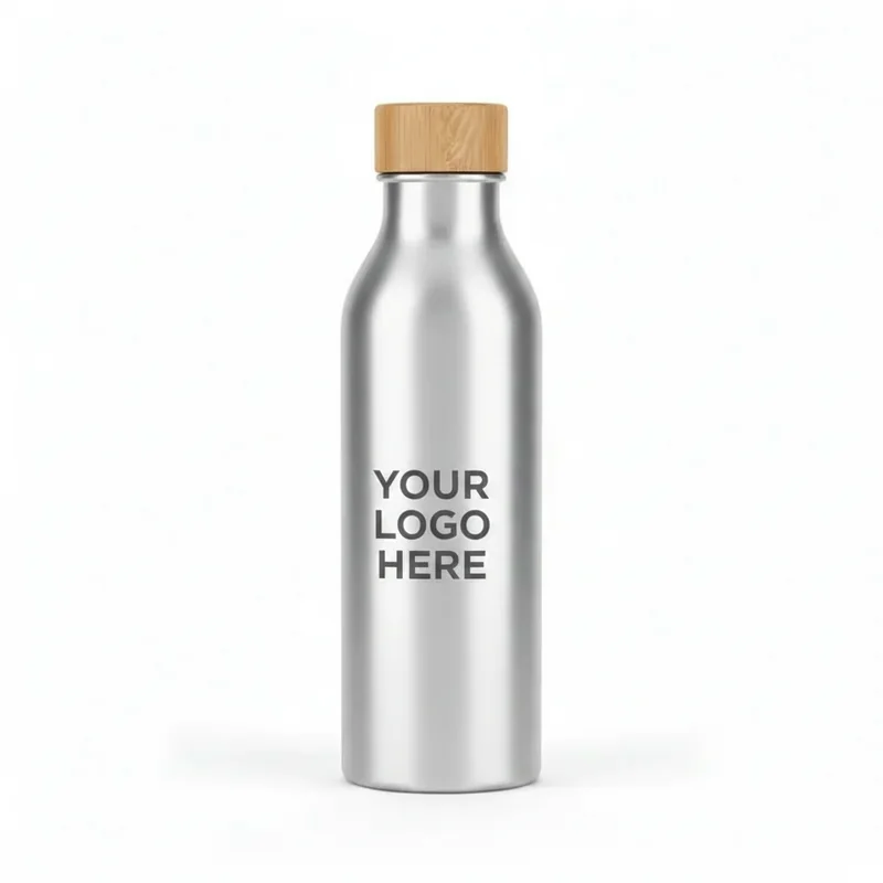 Peak Hydration 20oz Aluminum Bamboo Bottle 2