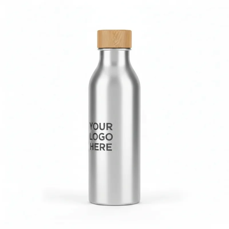 Peak Hydration 20oz Aluminum Bamboo Bottle 4