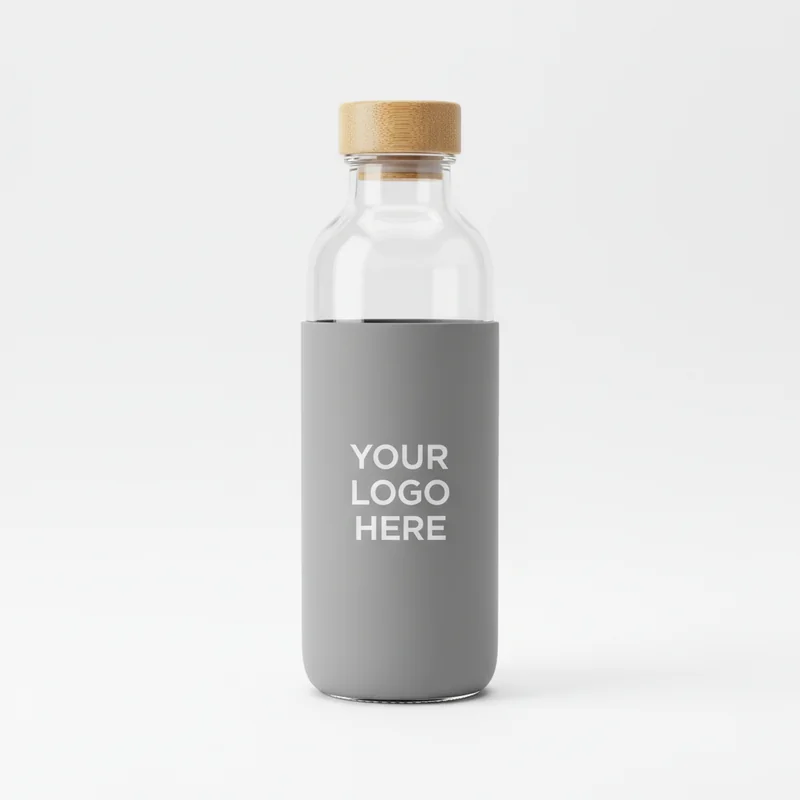 Peak Hydration 20oz Glass Silicone Bottle