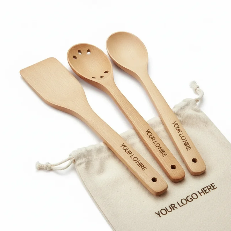 Ensemble d'ustensiles en bois Peak Morning Elite 2