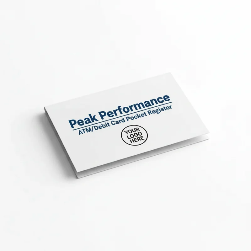 Peak Performance ATM/Debit Card Pocket Register 2