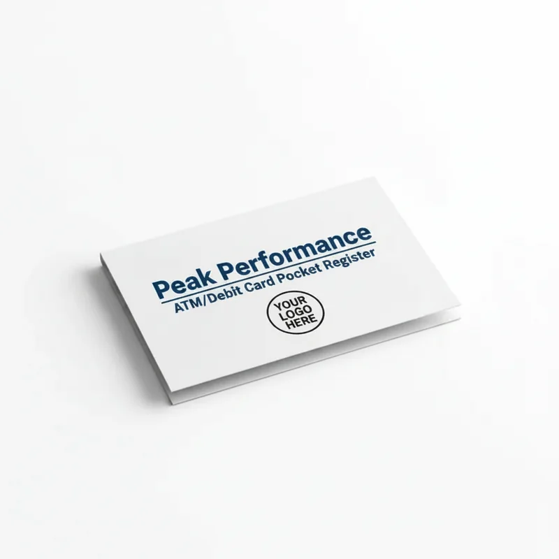 Peak Performance ATM/Debit Card Pocket Register 3