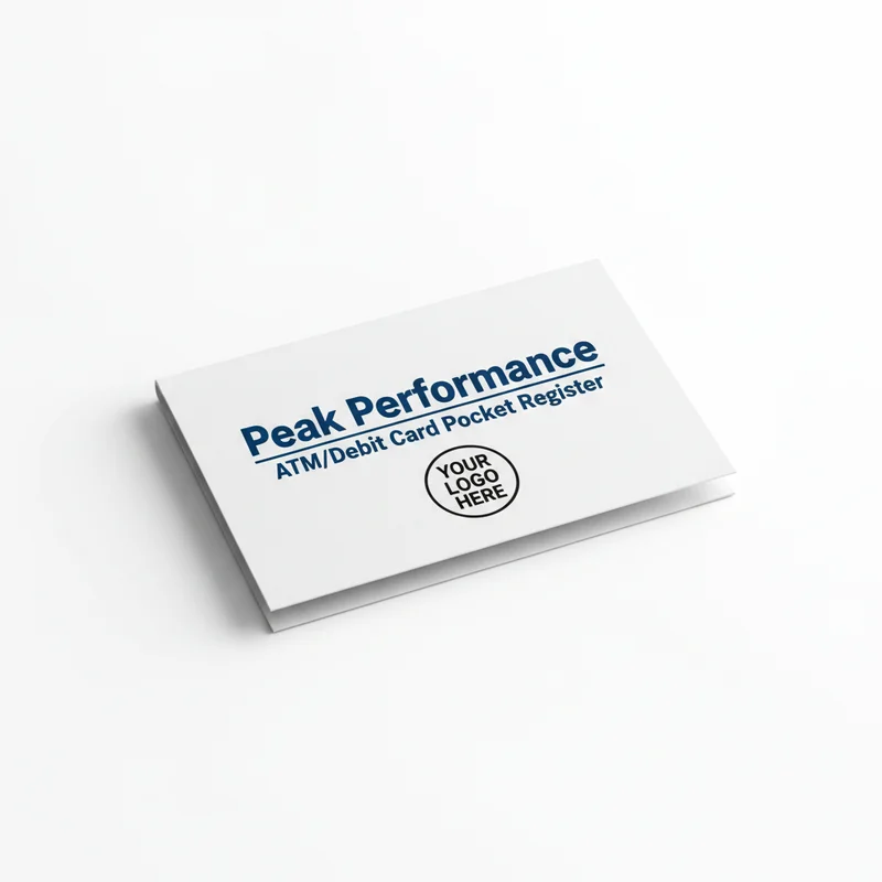 Peak Performance ATM/Debit Card Pocket Register