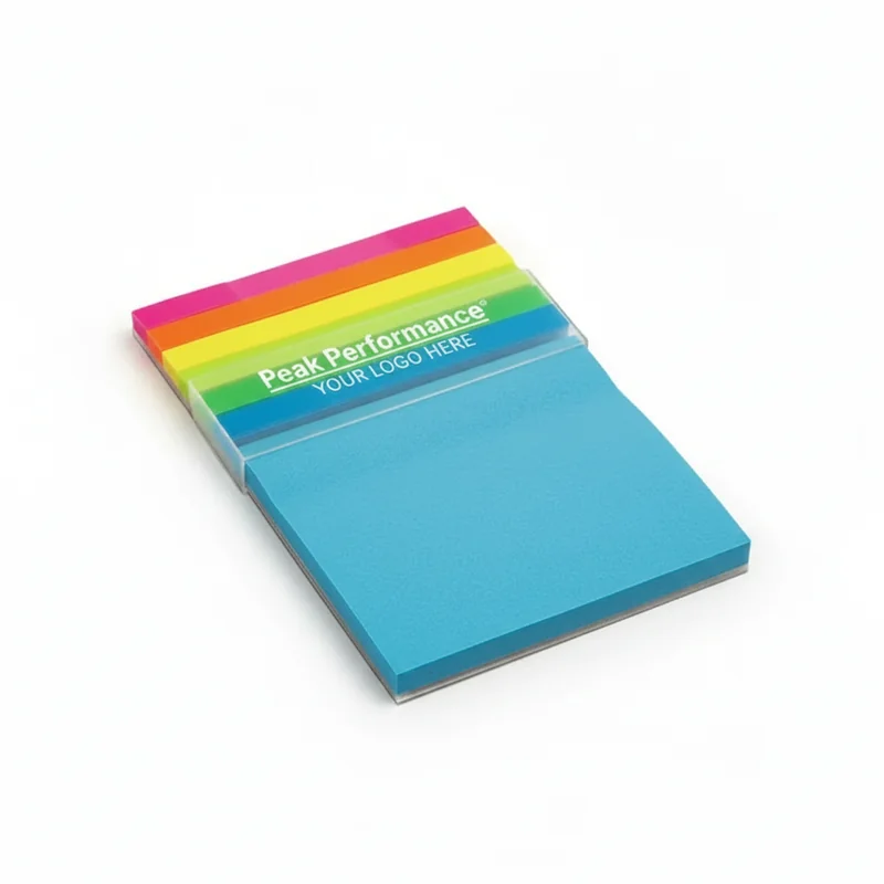 Peak Performance Bright Flag Set with Adhesive Notes 2