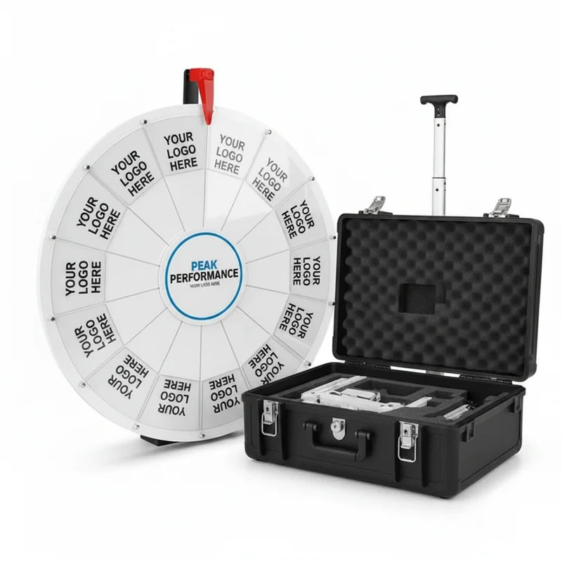 Peak Performance Prize Wheel with Hard Carrying Case 2
